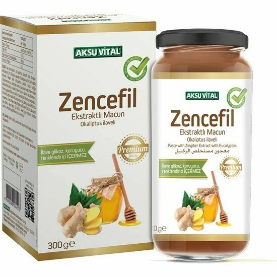 AKS ZENCEFİLLİ MACUNU 300 GR ürün görseli 1