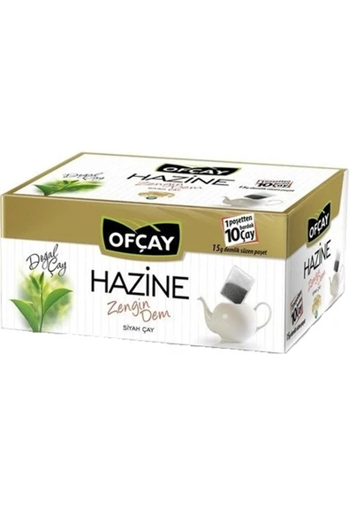 Ofçay Hazine Zengindem Demlik Poşet Siyah Çay 18 x 30 x 15 G - 2