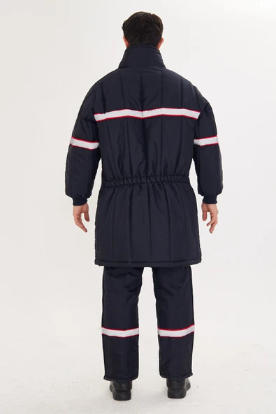 Orange Safety SHD Mont + Tulum Takım Reflektörlü Lacivert - 4