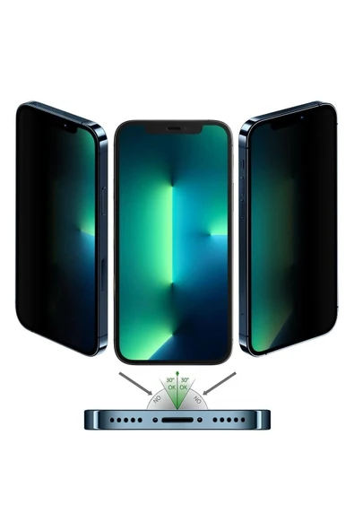 Samsung Galaxy A54- Uyumlu Privacy HAYALET - Gizli- Temperli Cam Ekran Koruyucu - Anti Static ESD HD - Resim 2