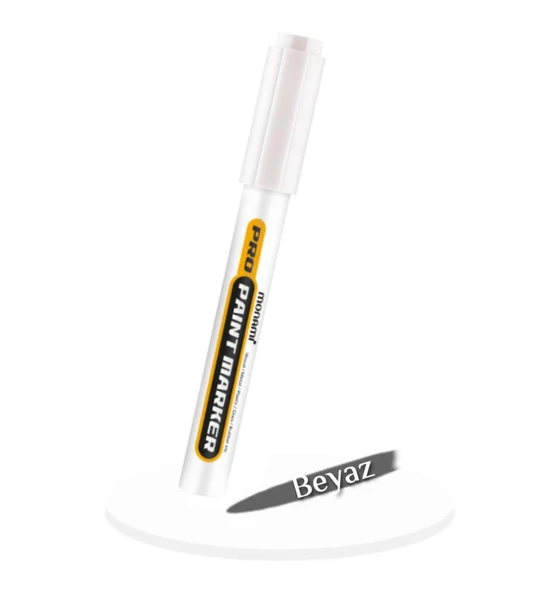 Monami Pro Paint Markör Çok Amaçlı Marker Beyaz - 2