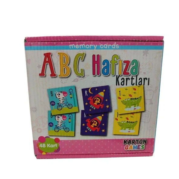 Alfabe Eşleştirme Kartları 48 Kart