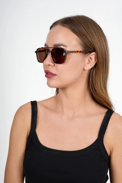 0039 Brown/Brown 54 Olivier Philippe Güneş Gözlüğü - 3