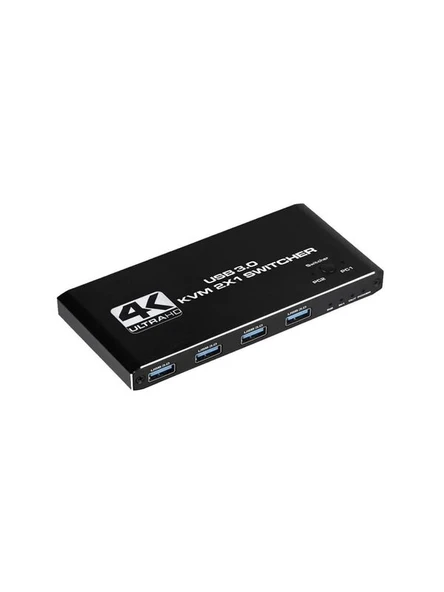 4kvm421 Kvm Switch 2x1 Hdmı 2.0 4k Ultra Hd 2160p Usb 3.0 Hdcp 2.3 Hdr10 400MHz Hız - 4