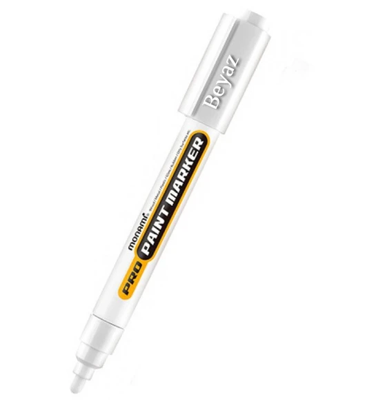 Monami Pro Paint Markör Çok Amaçlı Marker Beyaz - 3