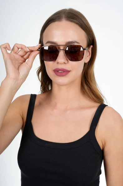 0039 Brown/Brown 54 Olivier Philippe Güneş Gözlüğü - 7