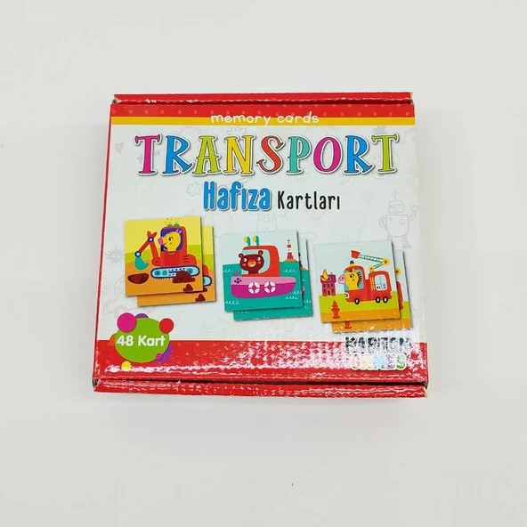 Taşıtlar Eşleştirme Kartları 48 Kart - 5
