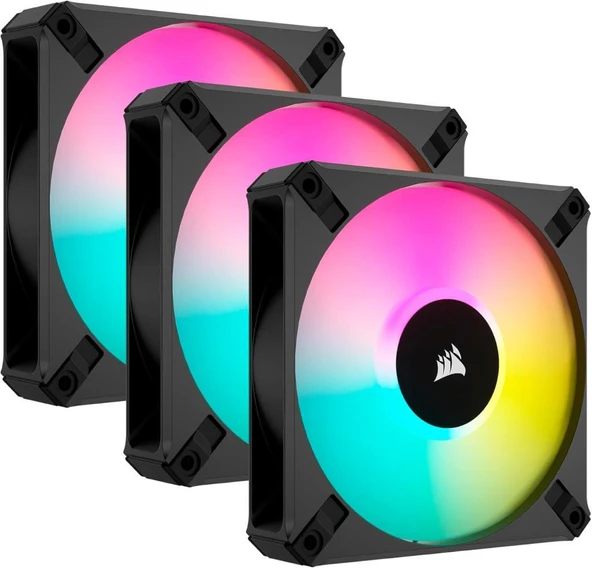 Corsair iCUE AF120 RGB Elite CO-9050154-WW 3'lü 12 cm Kasa Fanı - Outlet ürün görseli 1