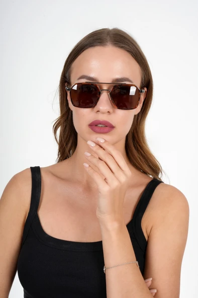 0039 Brown/Brown 54 Olivier Philippe Güneş Gözlüğü - 9