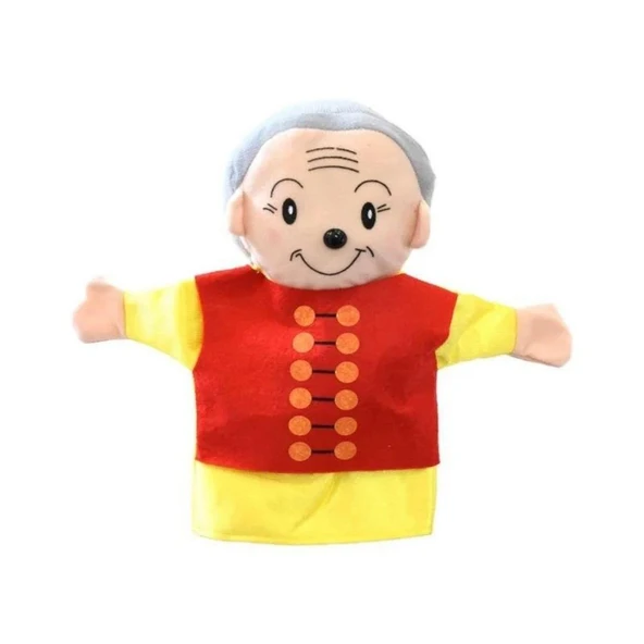 Aile Figürleri El Kuklası - Büyük Anne - 3