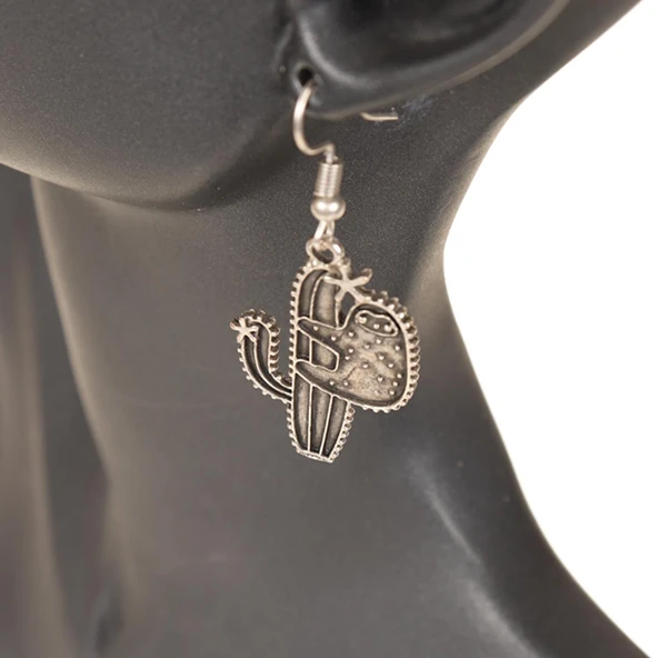 TK-KAKTÜS KOALA TASARIM ZAMAK KÜPE - 3