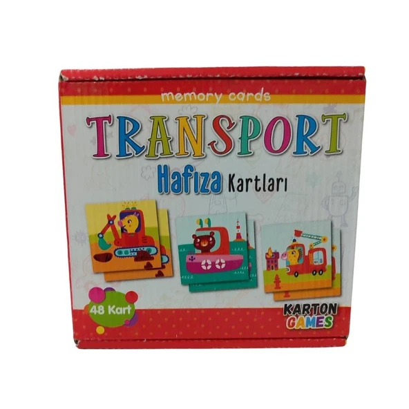 Taşıtlar Eşleştirme Kartları 48 Kart