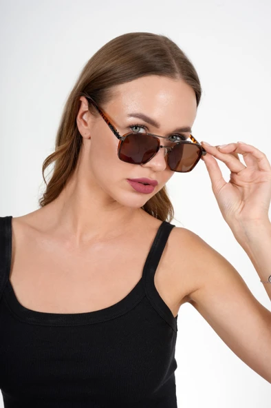 0039 Brown/Brown 54 Olivier Philippe Güneş Gözlüğü - 5