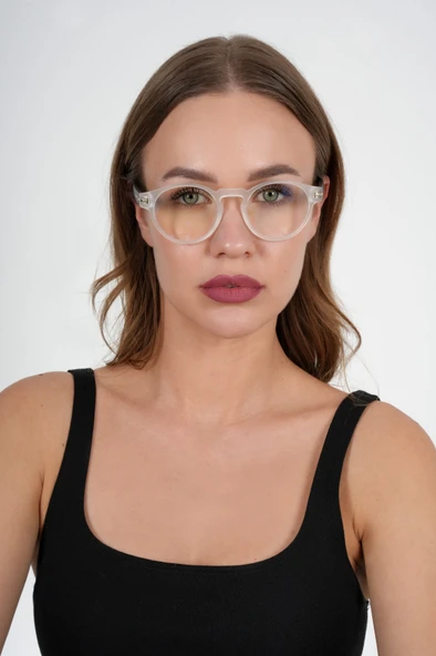 1066 C25 49 Olivier Philippe Mavi Işık Koruyucu Gözlük - 2