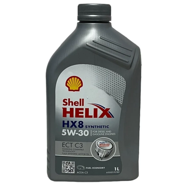 Shell Helix HX8 ECT C3 5w30 DPF Partiküllü Motor Yağı 1lt Ü.T. 2024 ürün görseli 1