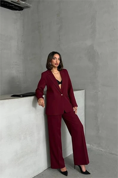 Dipmoda kadın gold düğme detaylı blazer ceket DPG077 - 2
