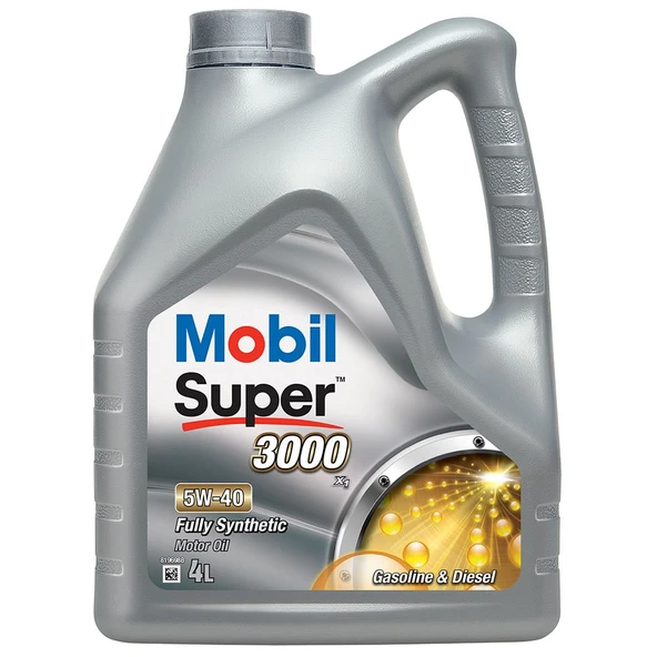 Mobil Super 3000 X1 5w40 Motor Yağı 4lt Ü.T. 2024