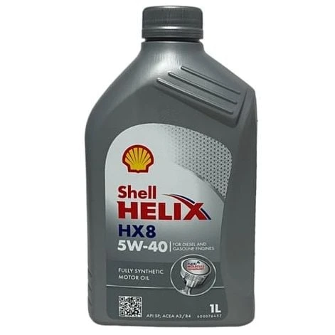 Shell Helix HX8 Synthetic 5w40 %100 Sentetik Motor Yağı 1lt Ü.T. 2024