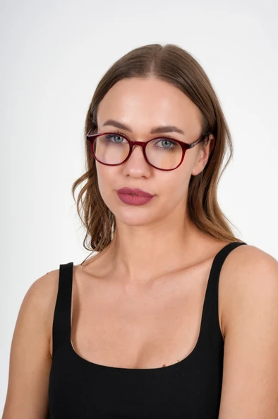 Kırmızı Olivier Philippe Mavi Işık Koruyucu Gözlük - 4