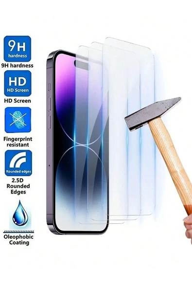 GENERAL MOBİLE DİSCOVERY 2  NANO 9H+ ESNEK PARLAK EKRAN KORUYUCU ÖZEL KESİM ÇİZİLMEYE KIRILMAYAN - 2