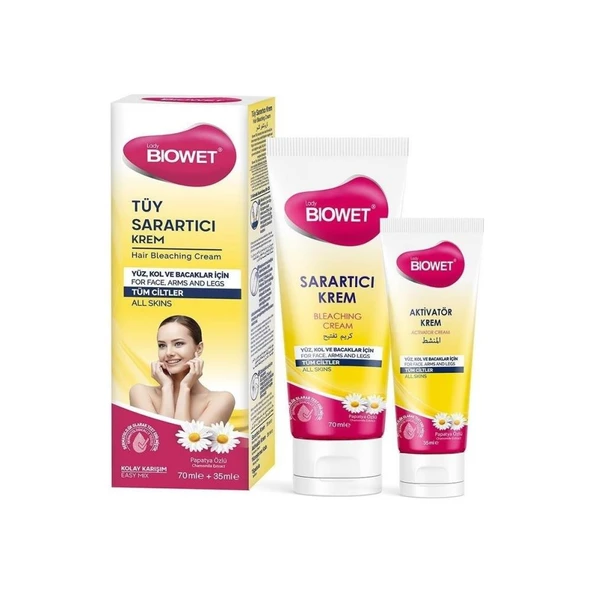 Bıowet Tüy Sarartıcı Krem Tüm Ciltler 100 ml