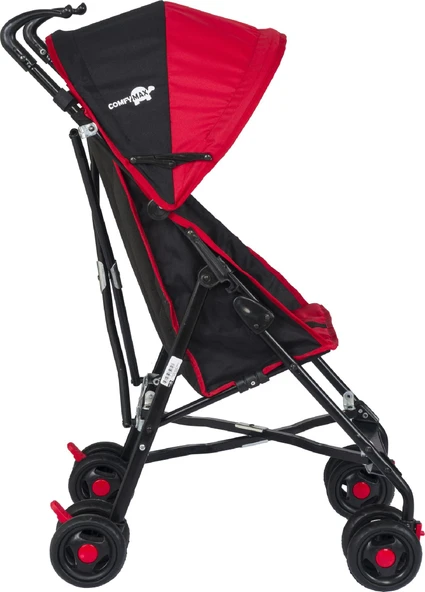 Comfymax Comfort II Baston Bebek Arabası - Kırmızı - Resim 2