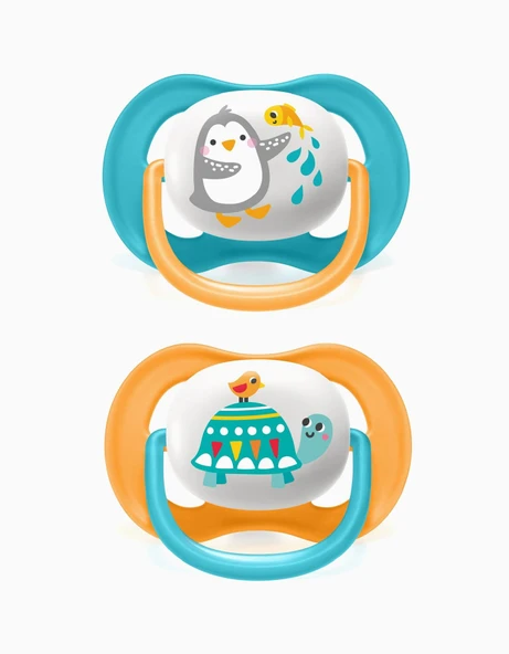 Philips Avent Ultra Air Animals 2li Emzik 6-18 Ay - Unisex - Resim 2