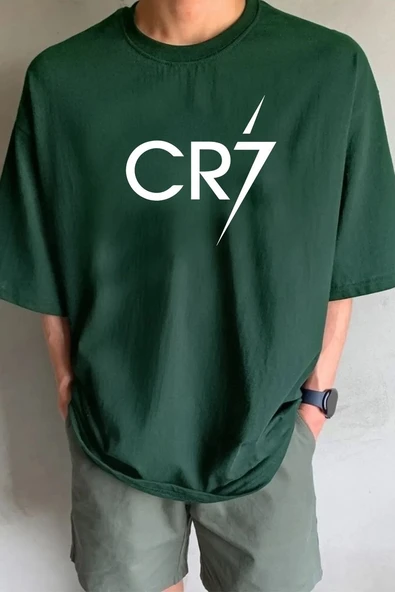 Unisex Cr7 Baskılı T-shirt - 3