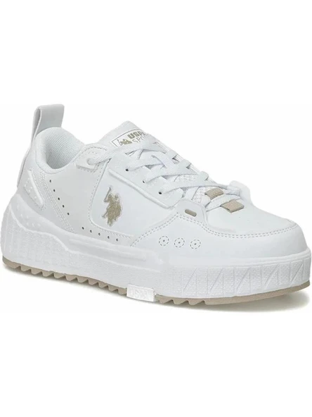 U.S.POLO ASSN.DANCE 5FX BEYAZ BEJ COMFORT CASUAL ANATOMİK SPOR AYAKKABI - 2
