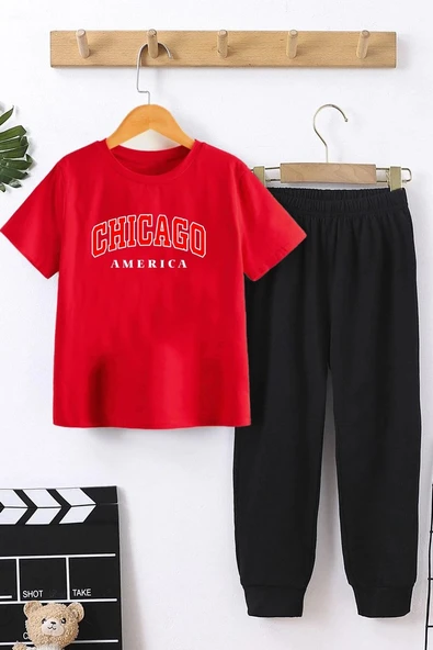 Çocuk Chiago  Alt - Üst Eşofman Takımı - Resim 5