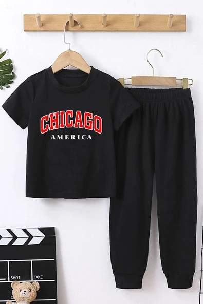 Çocuk Chiago  Alt - Üst Eşofman Takımı - Resim 3