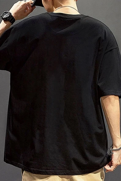 Unisex Space Baskılı T-shirt - Resim 6