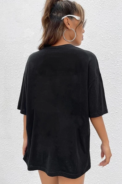 Unisex Minimal line drawing Baskılı T-shirt - Resim 2