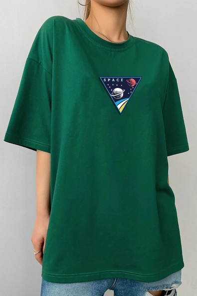 Unisex Space Baskılı T-shirt ürün görseli