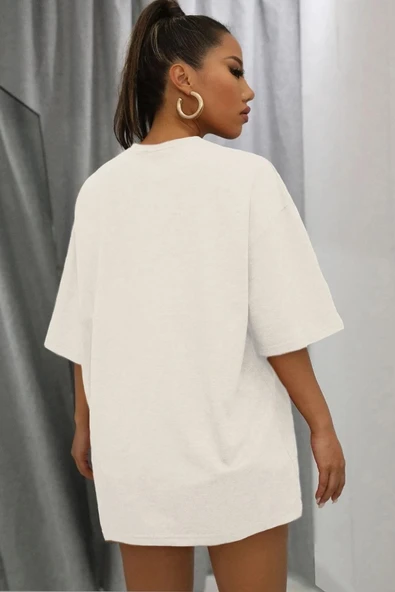 Green Angel Baskılı T-shirt - Resim 6