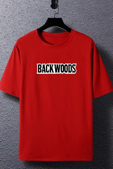 Unisex Backwoods Baskılı T-shirt - 5
