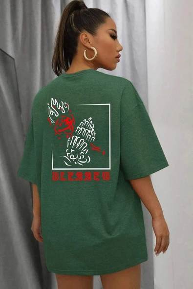 Unisex Blesseb Baskılı T-shirt - 2