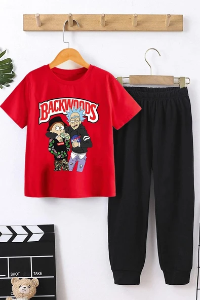 Çocuk Backwoods Baskılı Alt - Üst Eşofman Takımı