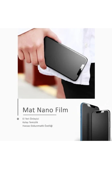 XİAOMİ REDMİ 10 2022 ULTRA KORUYUCU MAT SERAMİK DARBE EMİCİ PARMAK İZİ YAPMAYAN ESNEK CAM - 3