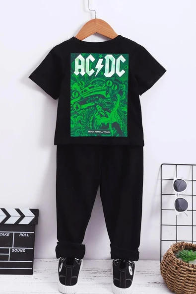 Çocuk Acdc Alt - Üst Eşofman Takımı