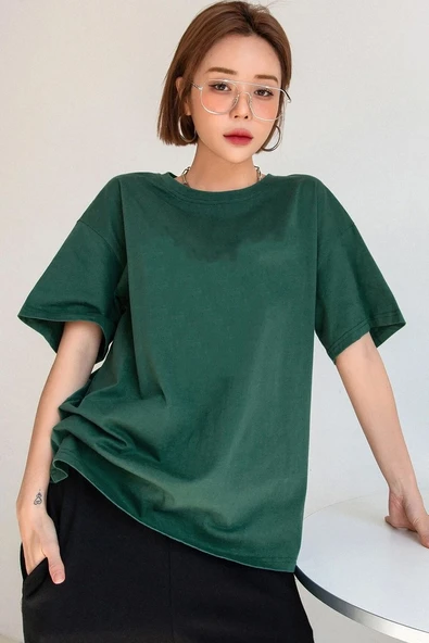 Unisex California Baskılı T-shirt - 7