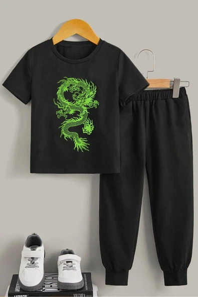 Çocuk Chinese Dragon Alt - Üst Eşofman Takımı ürün görseli 1