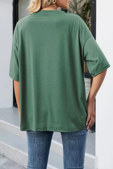 Unisex Michigan Baskılı T-shirt - Resim 2