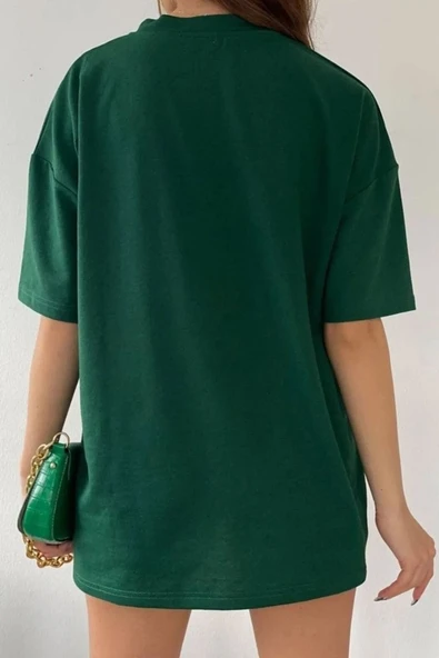 Unisex Over Thinking Baskılı T-shirt - Resim 4