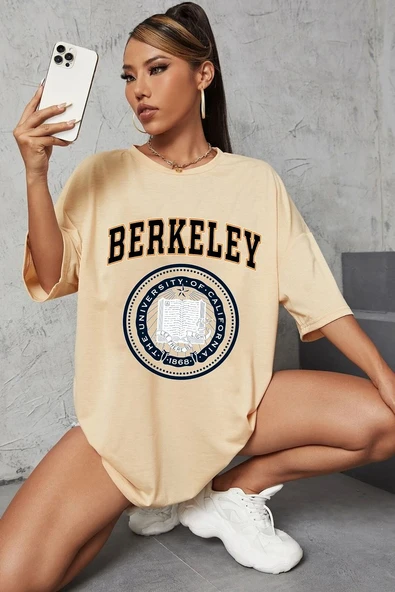 Unisex Berkeley Baskılı T-shirt