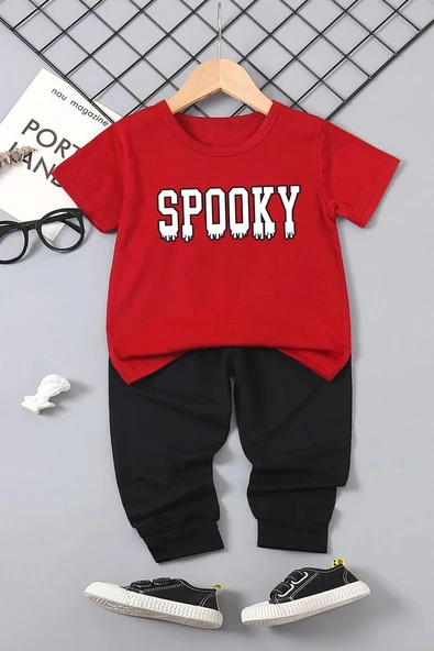 Çocuk Spooky Alt - Üst Eşofman Takımı - Resim 3