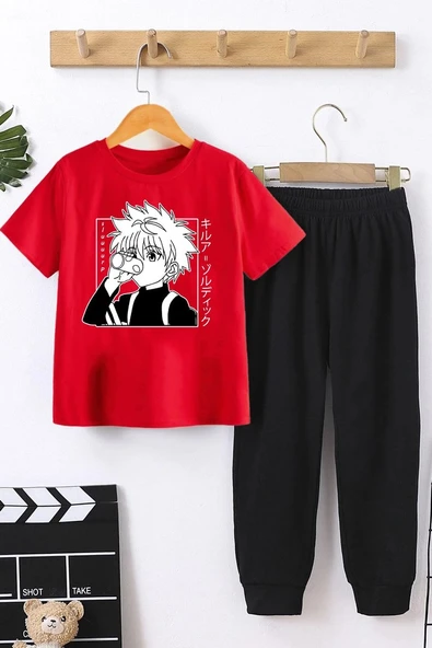 Çocuk Killua Zoldyck Alt - Üst Eşofman Takımı - 3
