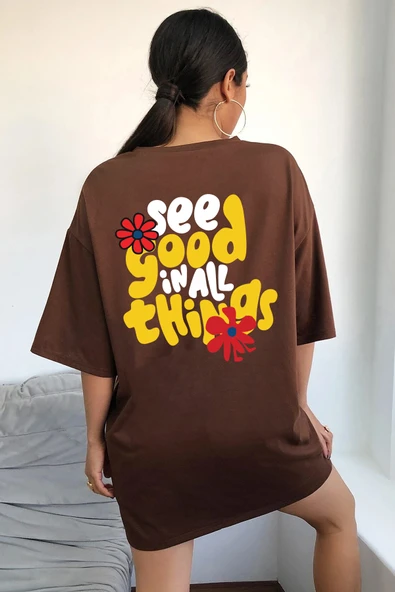 Unisex Good things Tasarım Tshirt - Resim 10