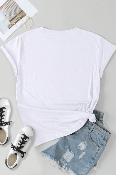 Unisex Crazy Banana Baskılı T-shirt - 10