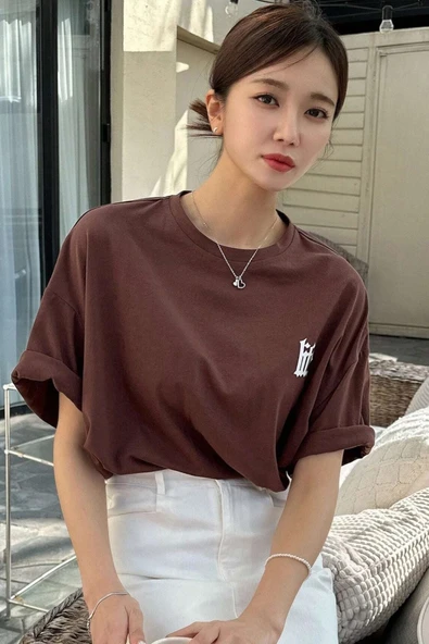 Unisex Life Baskılı T-shirt - 8